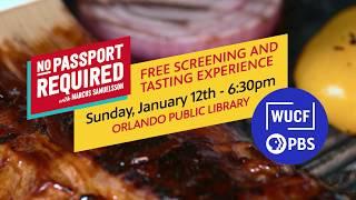 WUCF invites you to No Passport Required - Screening & Food Tasting Experience!