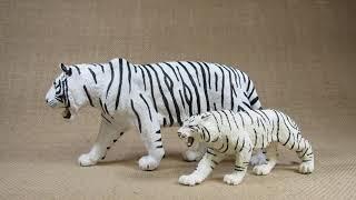 Safari Ltd. Wild Wildlife Collection White Siberian Tiger set # 112089 review