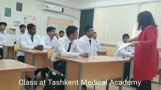 Live class at Tashkent Medical Academy