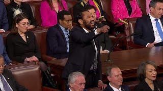 Democratic Rep. Al Green thrown out of Trump's address to Congress