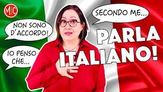 Parla italiano! Easy Italian Speaking Practice - How to tell your opinion in Italian