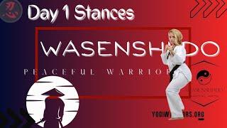 Day 1/30 WasenshiDo Martial Arts Part 1 Intro Stances - Kamae for beginners