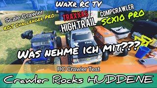 CRAWLER ROCKS Huddene - was nimmt man mit? Axial SCX10 PRO/ Traxxas High Trail/ RGT  Challenger PRO