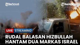 Dua Markas Zionis Hancur Dihujani Rudal Hizbullah, Tentara IDF Terluka