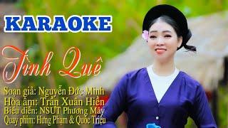 KARAOKE TÌNH QUÊ  SONG CA CÙNG NSUT PHƯƠNG MÂY