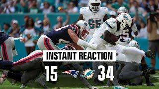 INSTANT REACTION: Patriots' 'discouraging' 34-15 loss to the Dolphins their worst since London