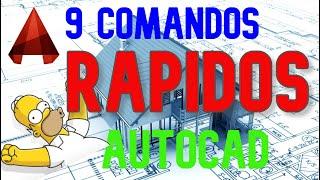 9 COMANDOS DE AUTOCAD PARA SER MAS RAPIDO EN HACER TUS DIBUJOS