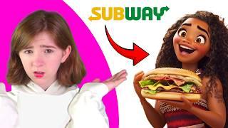 I Tried Disney Princesses Fast Food Orders