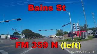 Hwy 90 E - FM 1489 in Brookshire, TX To I-10 in Katy, TX - Dashcam Video