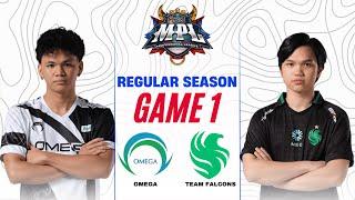 SMART OMEGA vs TEAM FALCONS GAME 1 | MPL PH SEASON 15 OMG vs FLCN