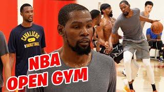 Kevin Durant GOES CRAZY at NBA Open Gym 