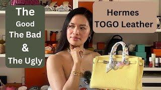 Color transfer on Hermes TOGO leather-Birkin 25 1 YEAR REVIEW @shelasparkles