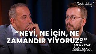 Fatih Altaylı ile Pazar Sohbeti: Neyi, ne için, ne zamandır yiyoruz? / Şef ve Yazar Ömür Akkor