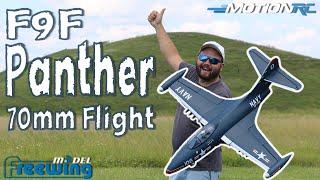 ALL NEW! Freewing 70mm EDF F9F Panther Flight | Motion RC