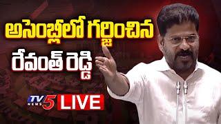 LIVE : CM Revanth Reddy Speech in Assembly | Telangana Assembly Sessions | Congress Govt | TV5 News