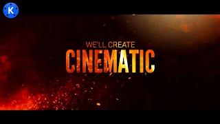 Cinematic Trailer Text with Kinemaster! | Creative Ajit |
