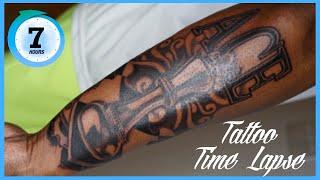 KING CHESS PIECE | Tattoo Time Lapse | Tojo Tattoo