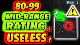 80-99 Mid Range rating is USELESS on NBA 2K25? :Best Build