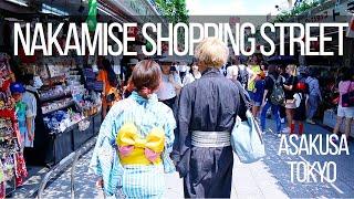 Nakamise Shopping Street Asakusa Tokyo Japan