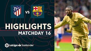 Highlights Atlético de Madrid vs FC Barcelona (0-1)