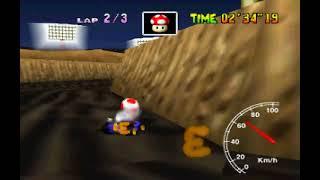 Mario Kart 64: Wario Stadium 3lap 4'21"76 PAL