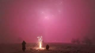 Silvesterfeuerwerk im Nebel  (2024-2025)