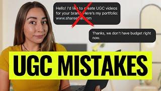 DON'T DO THIS when you start a UGC business... (ugc mistakes)