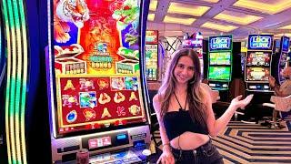 Couldn't WAIT To Play This NEW Slot!!! Tiger And Dragon Cash Slot!)