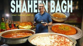 Ultimate SHAHEEN BAGH Street Food Walk, Part 2 | Bihari Pulao Gosht + Turkish Coffee/Kunafa/Doner