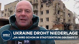 PUTINS KRIEG: Ukraine droht Verlust wichtiger Stadt! Russland rückt an Ostfront in Donezk vor