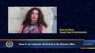 Birthday Greeting to Dr. Igor Ashurbeyli - Lena De Winne (english subtitles)