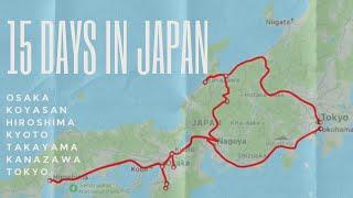 2 weeks Japan Itinerary (Tokyo, Kyoto, Takayama, Koyasan, Hiroshima & Kanazawa) with costs for 2024