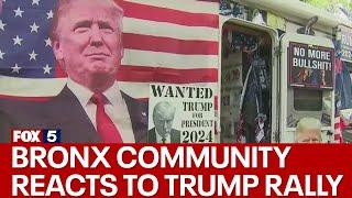 Bronx community reacts to Trump rally