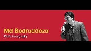 U of G 3MT® Finalist – Md Bodruddoza, PhD, Geography