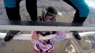 Friday Freakout: Skydiver Gets Stuck Hanging Under Helicopter By Chest Strap!