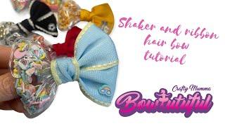 Shaker and ribbon hair bow tutorial / handmade hair bows