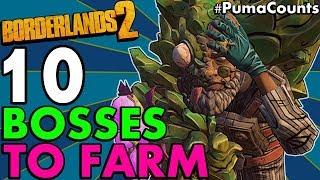 Top 10 Best Bosses to Farm in Borderlands 2 Redux (For Eridium, Legendaries and XP) #PumaCounts