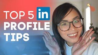 Top 5 LinkedIn Profile Tips - From A Top LinkedIn Influencer (2021)