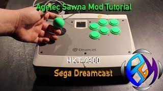 Agetec HKT-7300 Sanwa Mod (Guide) - Sega Dreamcast Fightstick