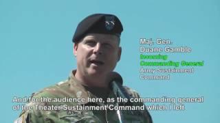 U.S. Army Sustainment Command conducts change of command ceremony