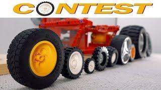 Spinning Contest with 10 Lego Wheels