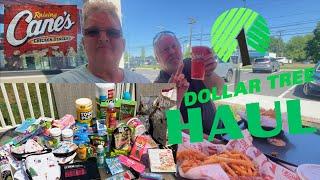 HUGE Dollar Tree HAUL & Vlog + (We Tried RAISING CANE's Enfield, CT) | June 24th 2024