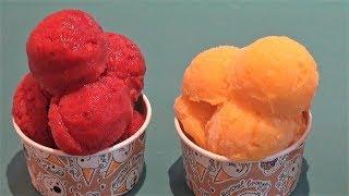 Recette glace maison aux fruits 2 ingrédients - Sorbet facile et sans sorbetière