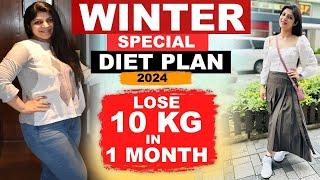 Winter Diet Plan To Lose Weight Fast In Hindi 2023 | Lose 10 Kgs In 10 Days | Dr.Shikha Singh