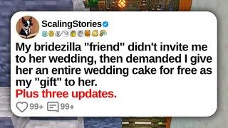 New Update: My Bridezilla “Friend” Didn’t Invite Me to Her Wedding, Then Demanded I Give Her...