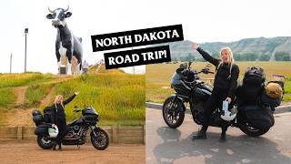 Riding Solo Across NORTH DAKOTA! Things to See, Eat, and Do along Interstate 94!