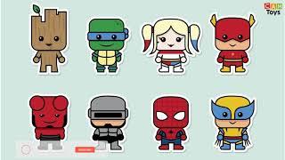 CAMBO TOYS ~ Super heroes Vectors Drawing Art new SVG