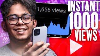 Get 1000 Views Instantly on YouTube GUARANTEED! | Truth? 