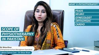 Scope of Physiotherapist in Pakistan 2021 | Dr Shiza Khan | Specialization