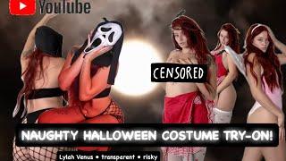 NAUGHTY HALLOWEEN COSTUMES TRY ON HAUL *SEXY* | Lylah Venus